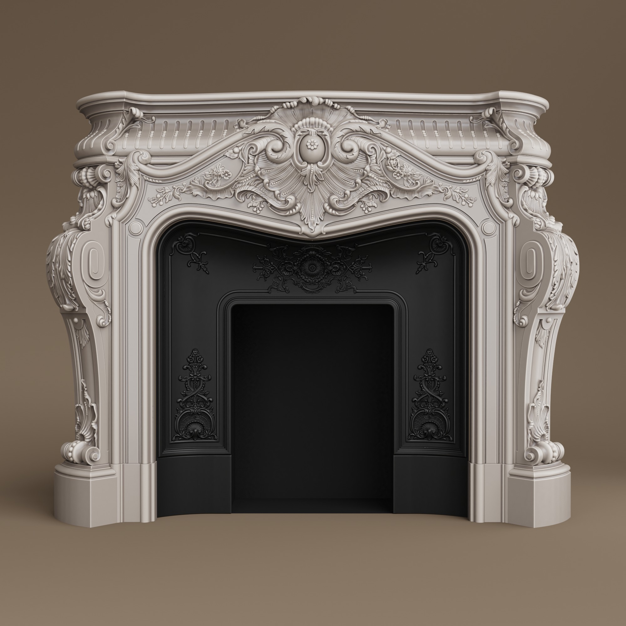 Marble Fireplace MF-0018 preview image 1